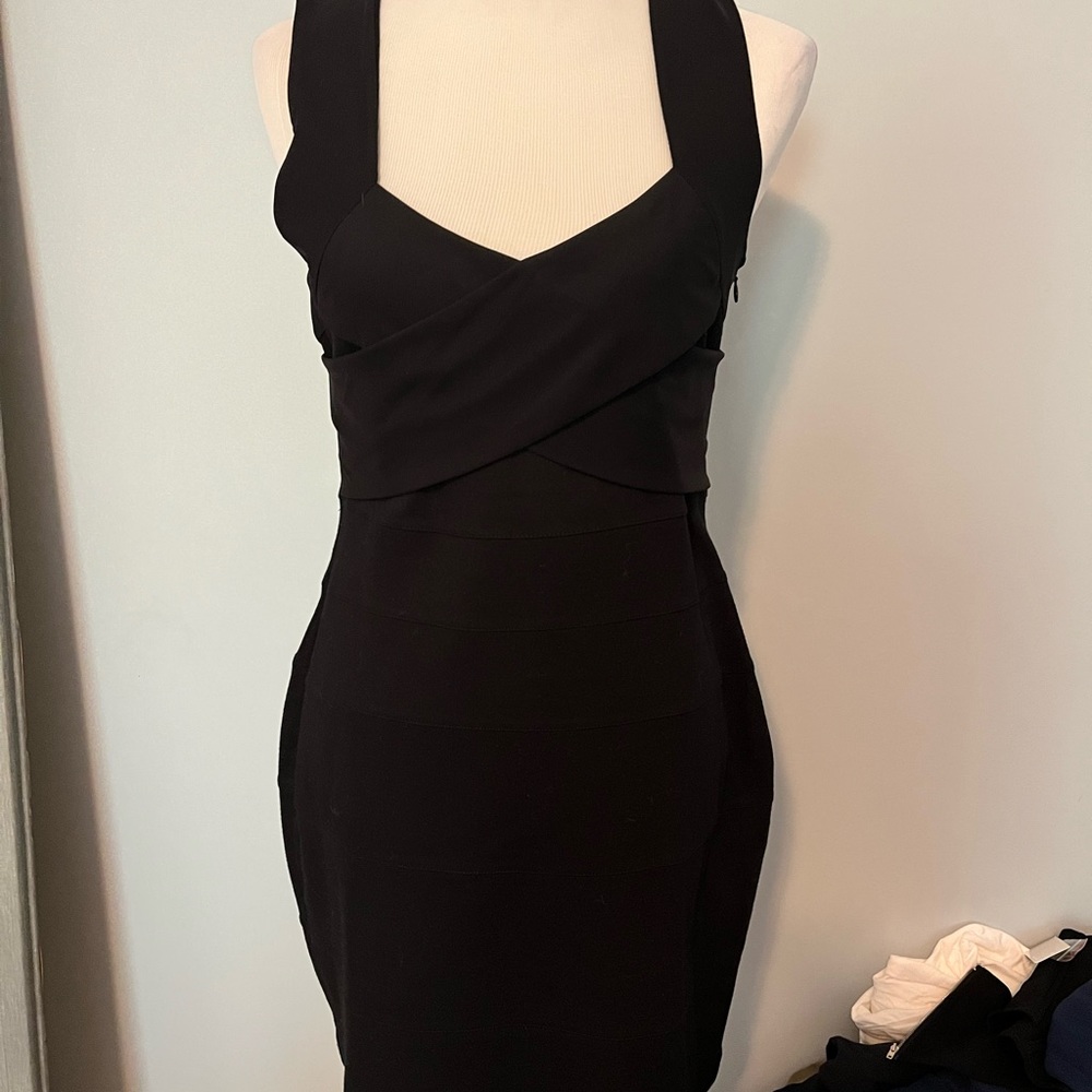 Express black mini dress sz M